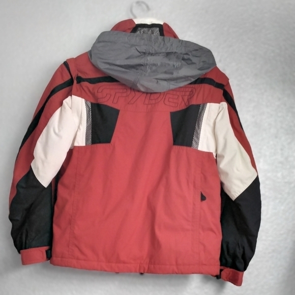 Spyder XT 2 in 1 Boy's Ski & Snowboard Jacket/Vest With Detachable Arms Size 14 - Picture 3 of 11